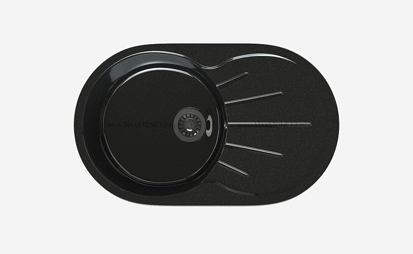 MAXSTONE Мойка глянцевая MS-5 (звездное небо) 735*450*215